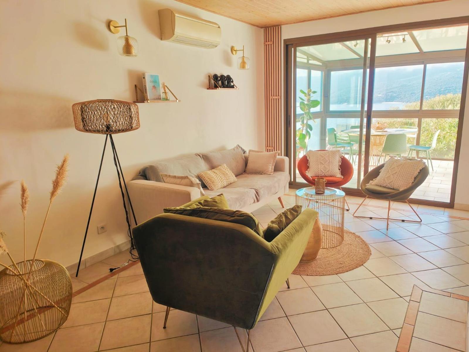 Charmante Petite Maison Magnifique Vue Mer プロプリアノ エクステリア 写真