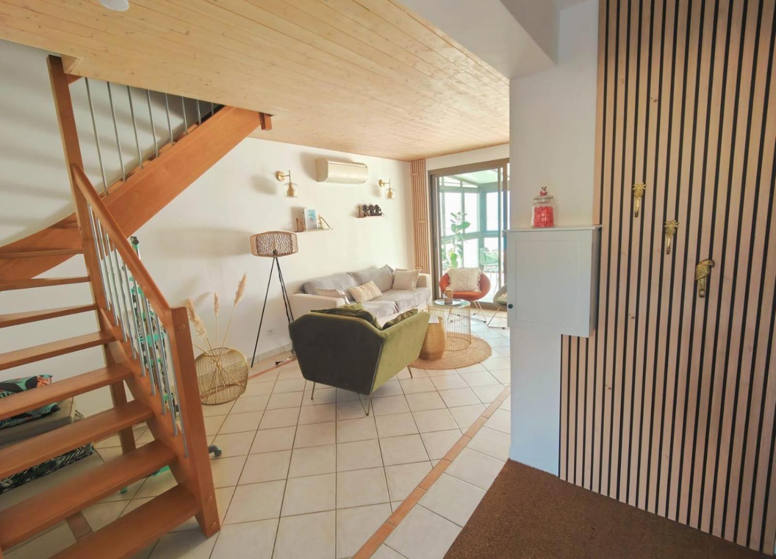 Charmante Petite Maison Magnifique Vue Mer プロプリアノ エクステリア 写真